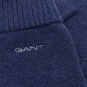 Knitted Wool Gloves - Marine